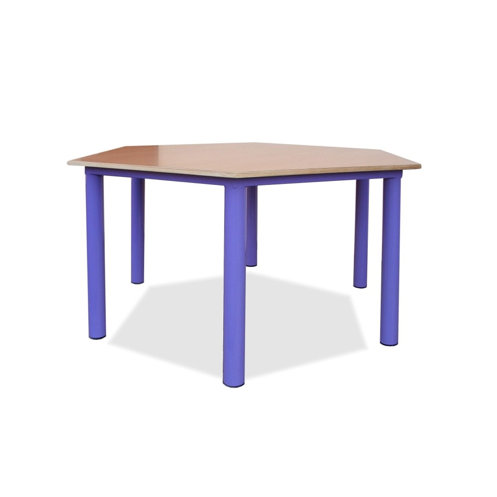 Stolik Bosta 6-boczny (sklejka) śr. 110 cm