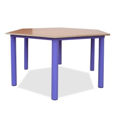 Stolik Bosta 6-boczny (sklejka) śr. 110 cm