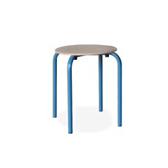 Taboret z siedziskiem ze sklejki HPL