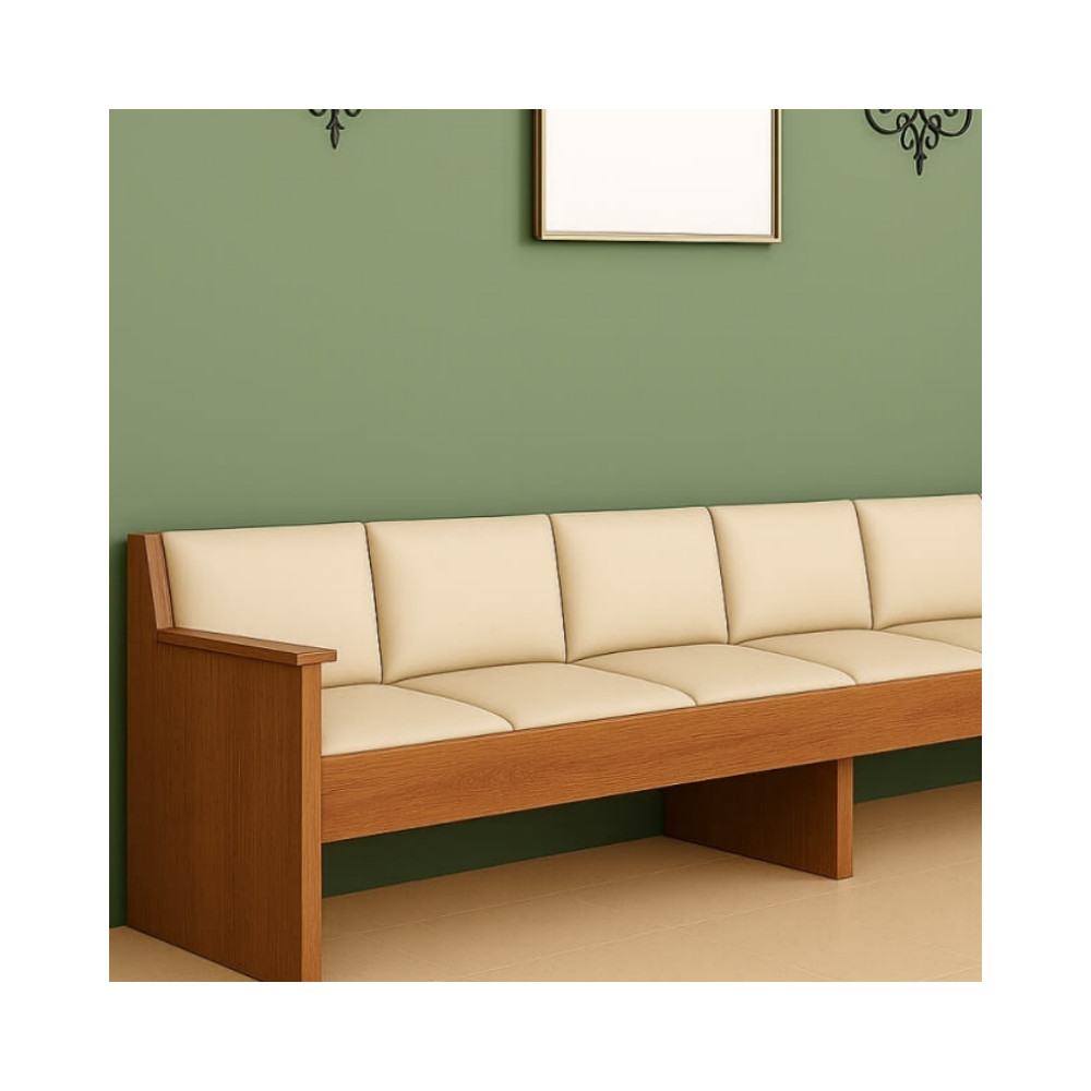 Sofa modułowa tapicerowana na korytarz do stref relaksu